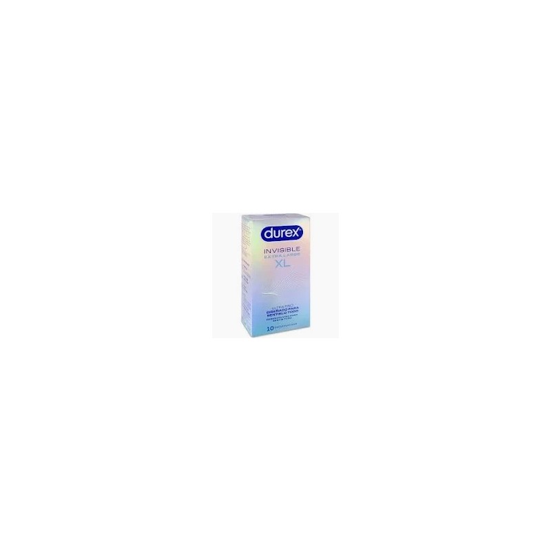 DUREX INVISIBLE XL PRESERVATIVOS 10 UNIDADES