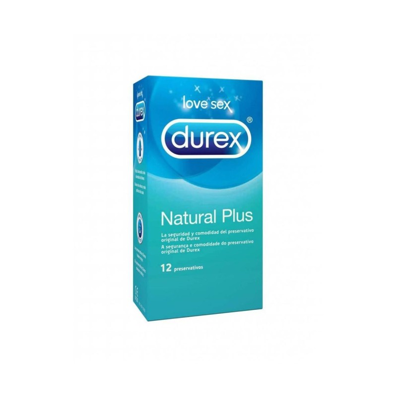 DUREX NATURAL PLUS 12