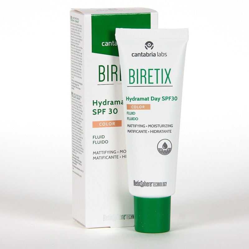 BIRETIX HYDRAMAT DAY SPF 30 FLUIDO CON COLOR  1 ENVASE 50 ml