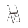 ORTOPEDIA   ANDADOR PLEGABLE CON ASIENTO DOS RUEDAS
