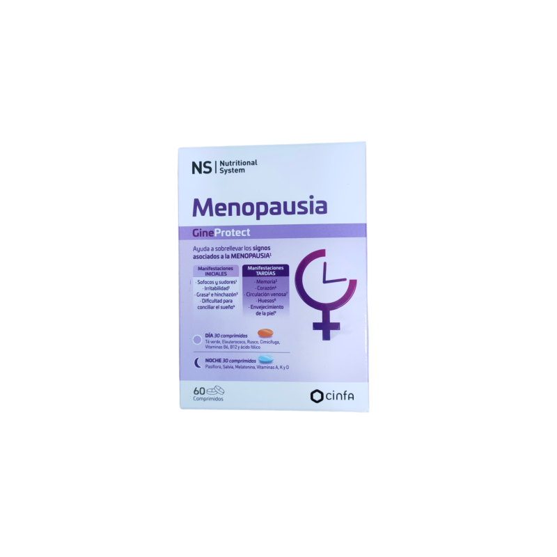 NS GINEPROTECT MENOPAUSIA DIA Y NOCHE  60 COMPRIMIDOS