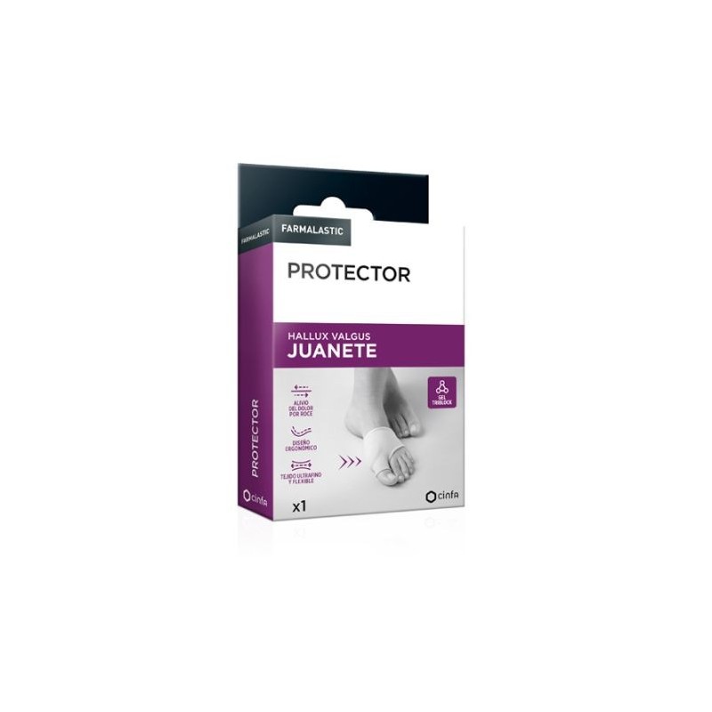 PROTECTOR JUANETE CALZADO HABITUAL FARMALASTIC FEET 1 UNIDAD