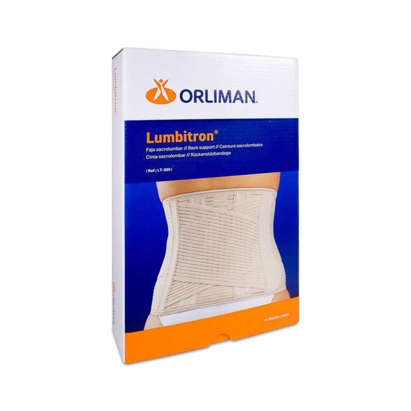 FAJA LUMBITRON SACROLUMBAR ORLIMAN T-3 BEIGE