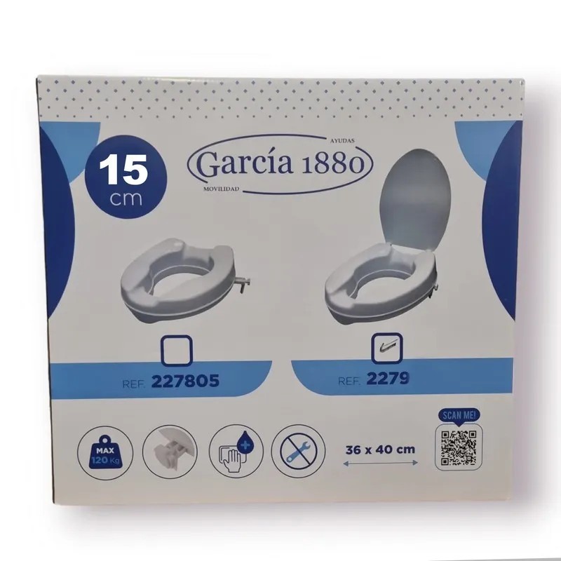 ELEVADOR WC 15CM CON TAPA