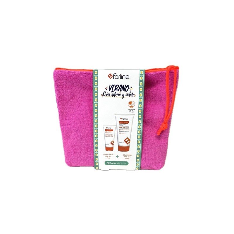 FARLINE NECESER TOQUE SECO CON GEL CREMA/ ROSA