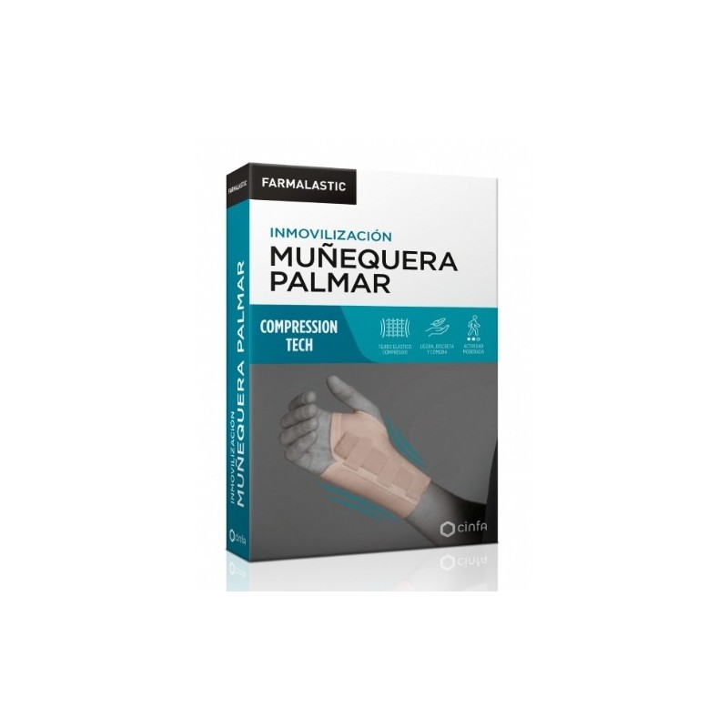 MUÑEQUERA PALMAR FARMALASTIC COMPRESSION TECH 1 UNIDAD TALLA