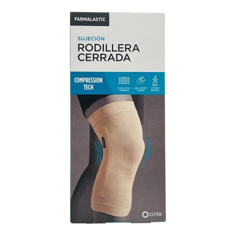 RODILLERA CERRADA FARMALASTIC COMPRESSION TECH 1 UNIDAD TALL