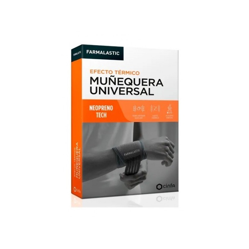MUÑEQUERA FARMALASTIC NEOPRENO TECH 1 UNIDAD TALLA UNICA COL