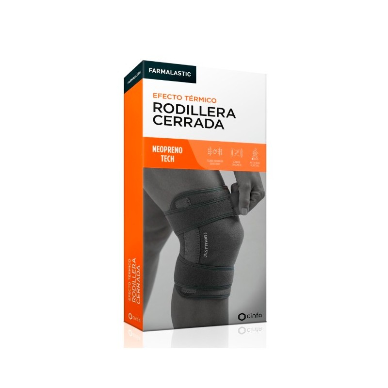 RODILLERA CERRADA FARMALASTIC NEOPRENO TECH 1 UNIDAD TALLA U
