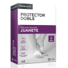 PROTECTOR DOBLE JUANETE FARMALASTIC 2 UNIDADES TALLA UNICA