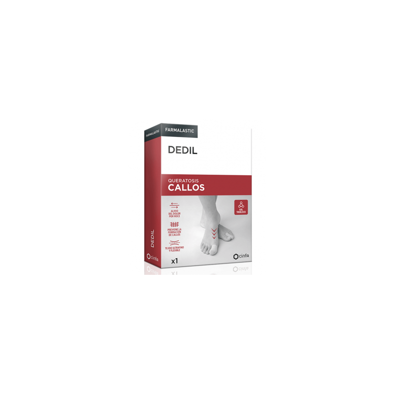 DEDIL CALLOS FARMALASTIC 1 UNIDAD TALLA MEDIANA