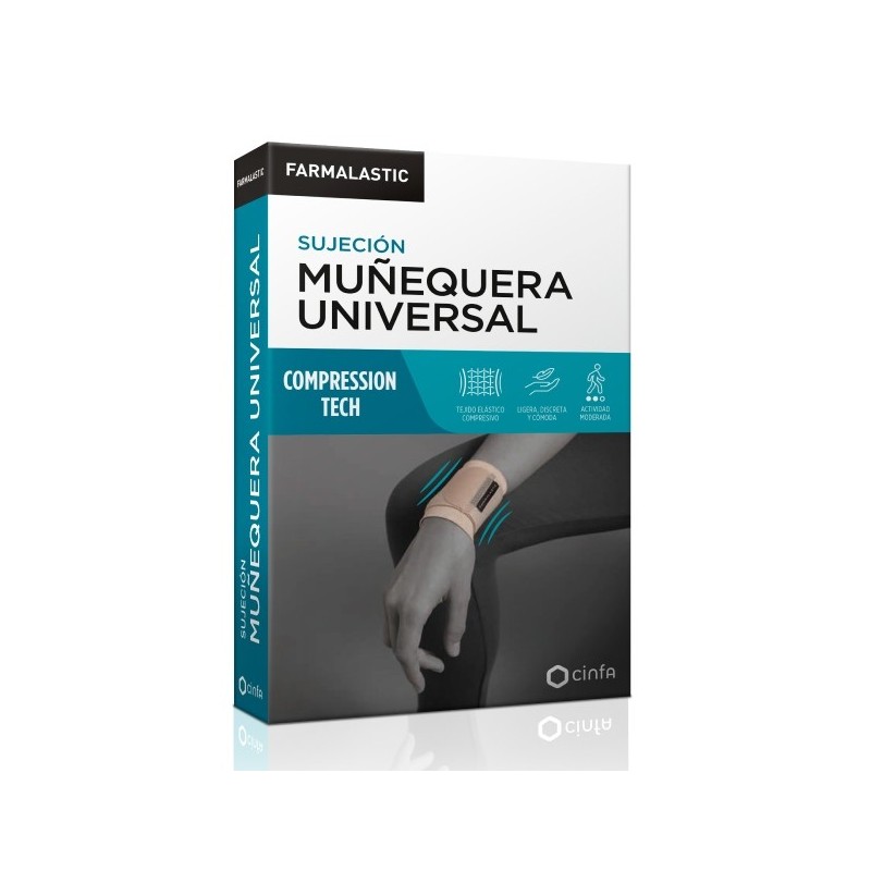 MUÑEQUERA UNIVERSAL FARMALASTIC COMPRESSION TECH 1 UNIDAD TA