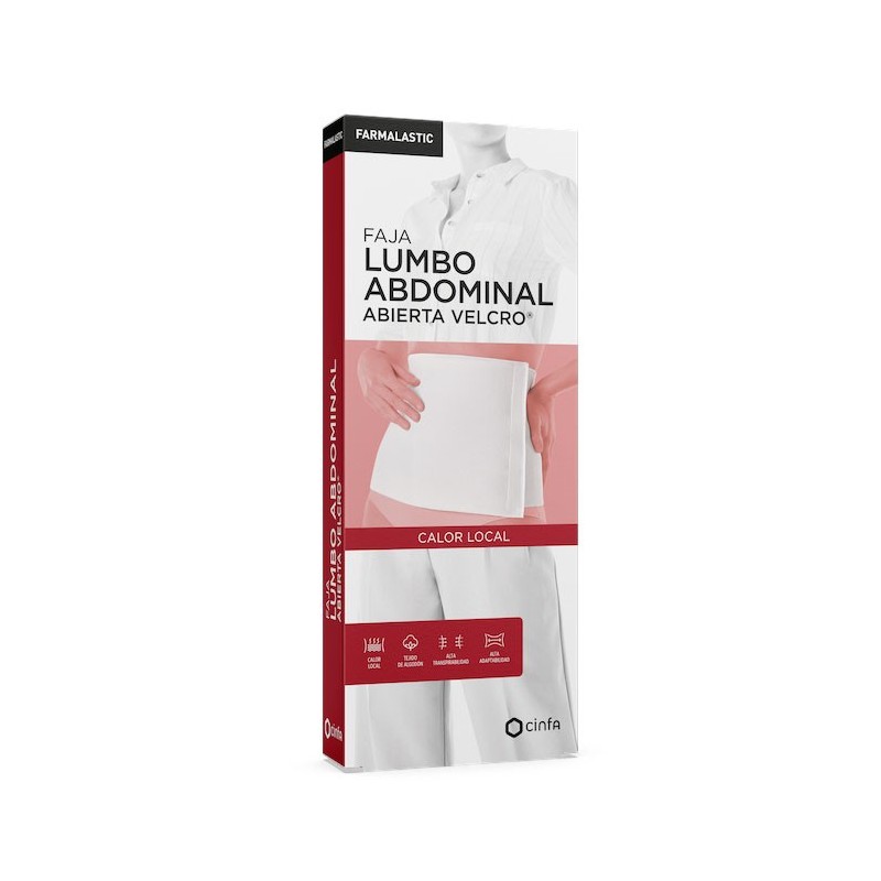 FAJA LUMBOABDOMINAL ABIERTA VELCRO FARMALASTIC 1 UNIDAD TALL