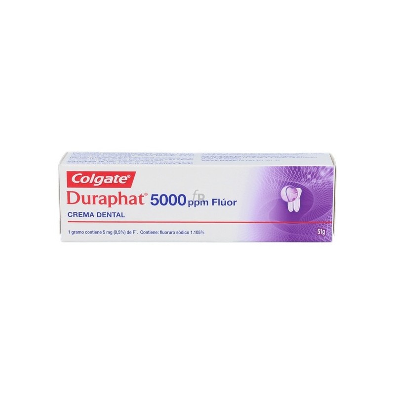 DURAPHAT 5000 PPM FLUOR CREMA DENTAL  1 TUBO 51 g