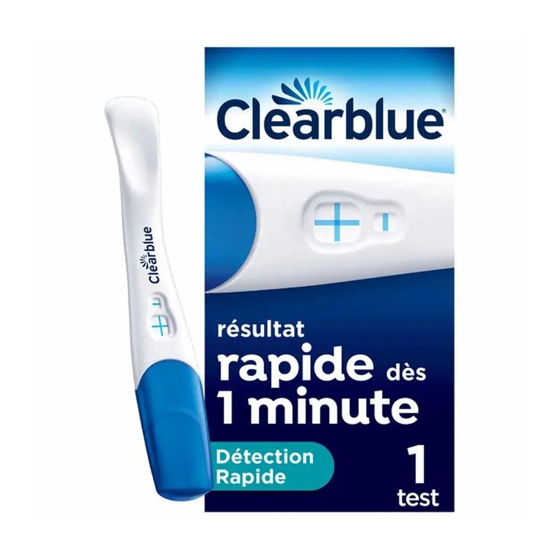 TEST DE EMBARAZO DETECCION RAPIDA CLEARBLUE 1 UNIDAD