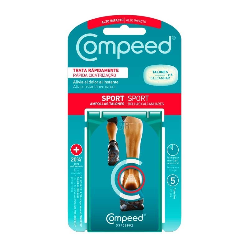 COMPEED SPORT AMPOLLAS PLANTA DEL PIE  5 UNIDADES
