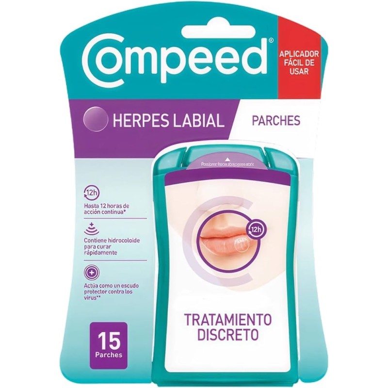 COMPEED HERPES LABIAL  15 PARCHES