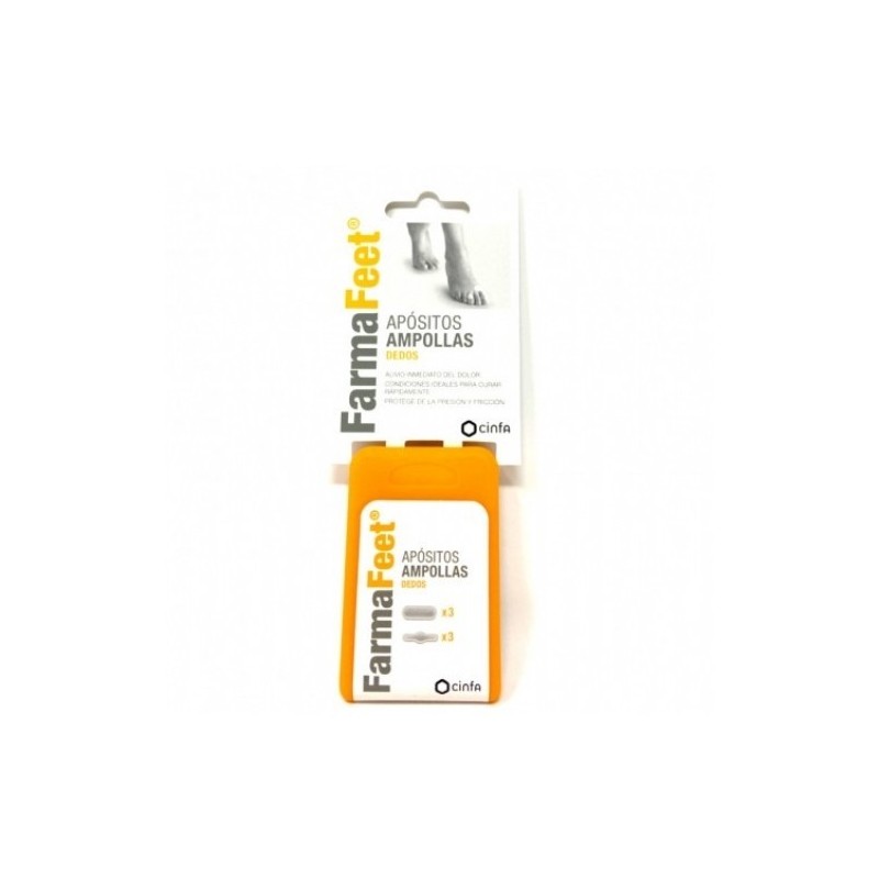 FARMAFEET APOSITOS AMPOLLAS  DEDOS 6 UNIDADES