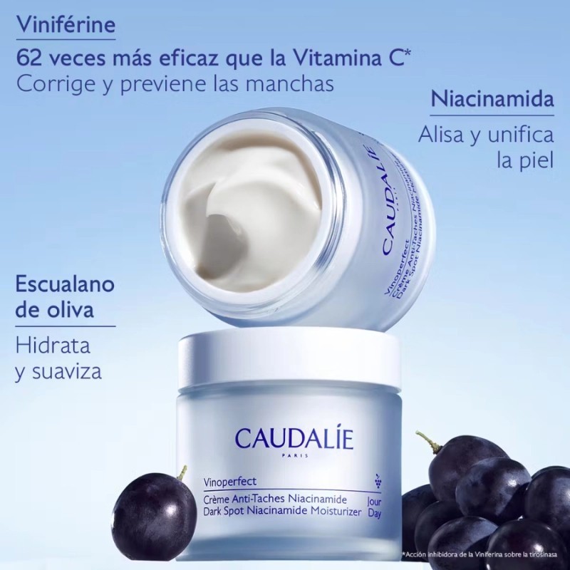 CAUDALIE VINOPERFECT CREMA ANTIMANCHAS NIACINAMIDA DIA 50ML