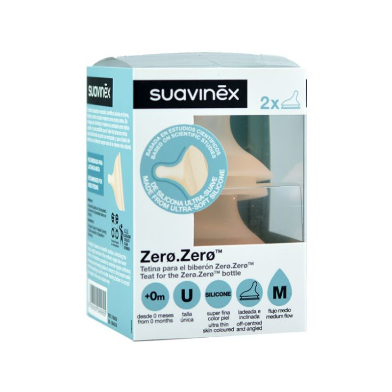TETINA SILICONA ANTICOLICO FLUJO M SUAVINEX 0 MESES