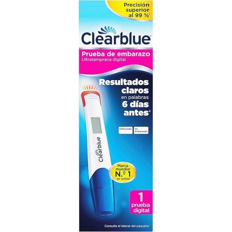 TEST DE EMBARAZO ULTRATEMPRANA DIGITAL CLEARBLUE 1 UNIDAD