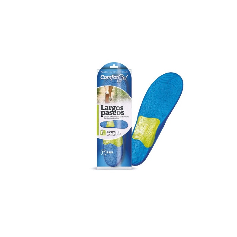PLANTILLAS COMFORGEL LARGOS PASEOS 2 UNIDADES TALLA S