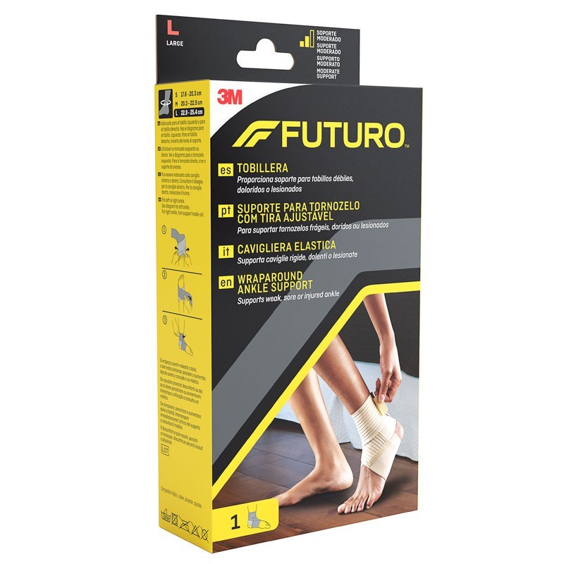TOBILLERA FUTURO CON ESPIRAL DE SOPORTE 1 UNIDAD TALLA L