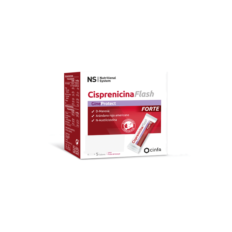 NS GINEPROTECT CISPRENICINA FLASH FORTE  5 SOBRES BUCODISPER