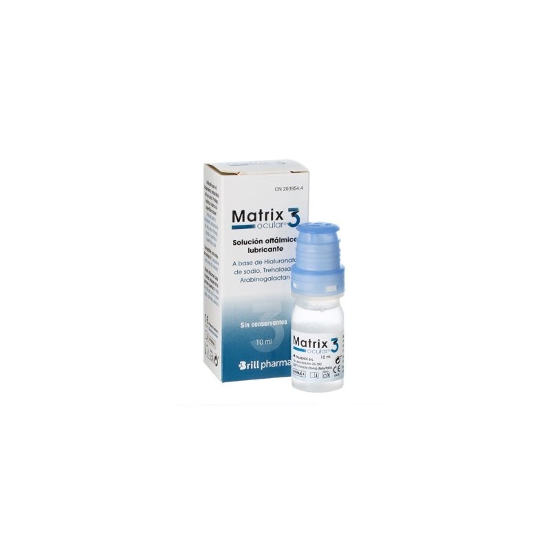 MATRIX OCULAR 3 SOLUCION OFTALMICA LUBRICANTE  1 ENVASE 10 m