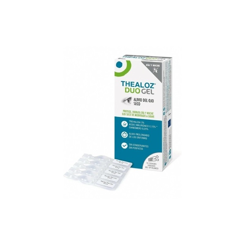 THEALOZ DUO GEL ESTERIL UNIDOSIS  30 UNIDOSIS 0,4 ML