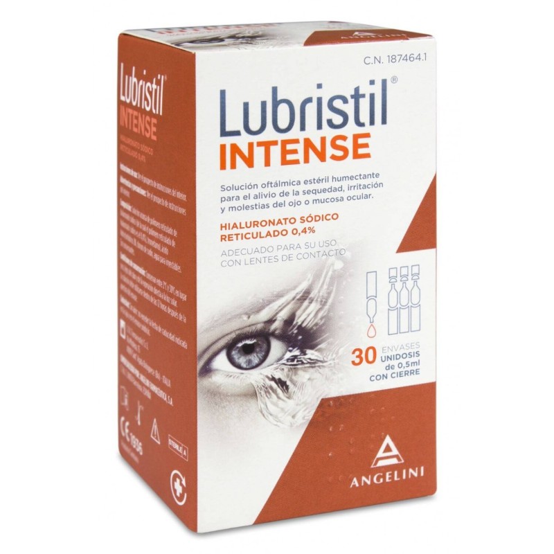 LUBRISTIL INTENSE SOLUCION OFTALMICA  30 ENVASES UNIDOSIS